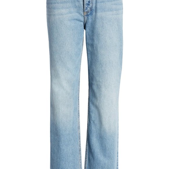 rag & bone - Alex High-Rise Straight Jeans - light blue wash - Picture 5 of 7
